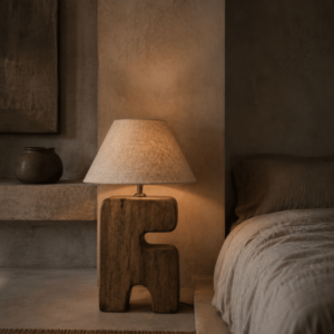 Lampe à poser L'Objet – Bois brun – M, vue 2