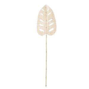 Feuille décorative en jacinthe d'eau – Naturel – 120 cm