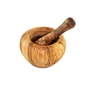 Mortier et pilon en bois