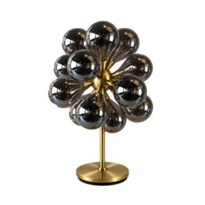 Lampe à poser Dahlia – Verre ambré, vue 2