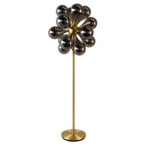 Lampadaire Dahlia – Verre ambré, vue 2
