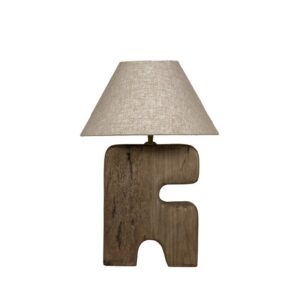 Lampe à poser L'Objet – Bois brun – M