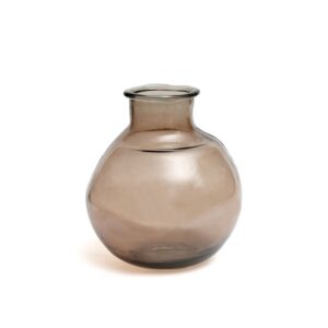 Vase Yugang en verre recyclé Beige