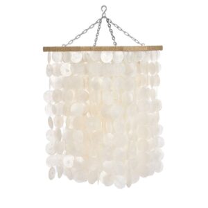 Lustre Moonlit Whispers en nacre capiz Blanc M