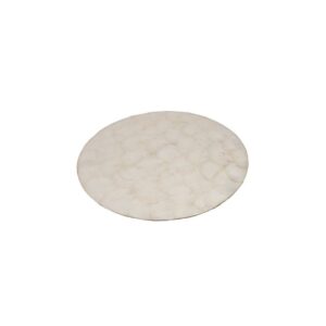 Dessous de verre en nacre Blanc
