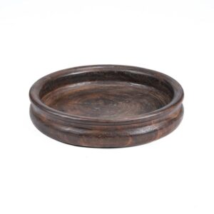 Grand bol Banyan en bois Noyer foncé