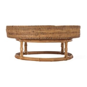 Plateau Rattan Rise Naturel brun 50 cm
