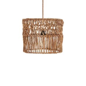Suspension Takuhanki en feuille de bananier Naturel Petit modèle