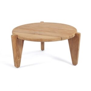 Table basse d'extérieur Seseh en teck recyclé M