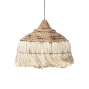 Suspension Hoola en abaca Naturel L