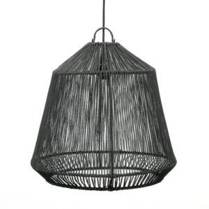 Suspension Conic – Jonc de mer noir – M