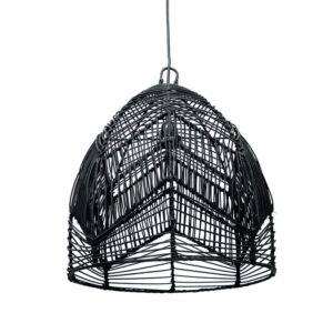 Suspension Bala – Rotin noir – M