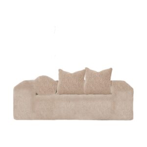 Canapé 3 places en lin grosse trame Urban Coopl Naturel