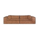 Lin et coton Terracotta