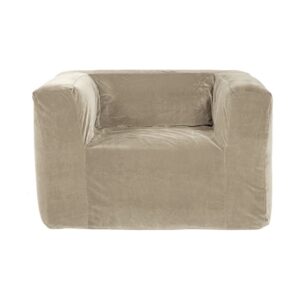 Fauteuil en velours lisse Slow Cub Wolf
