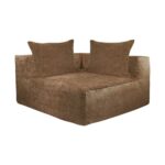 Velours chenille Noisette