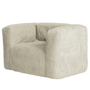 Fauteuil en moumoute Slow Cub Stone, vue 2