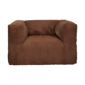 Fauteuil en velours côtelé Slow Cub Hazel