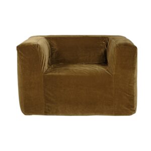 Fauteuil en velours royal Slow Cub Forest