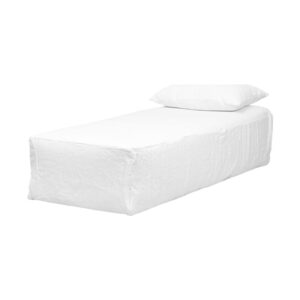 Banquette méridienne en lin lavé Slow Daybed Blanc