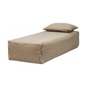 Banquette méridienne en lin lavé Slow Daybed Naturel