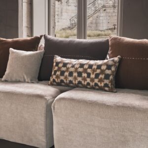 Chauffeuse en velours chenille Urban Solo Amande, vue 2