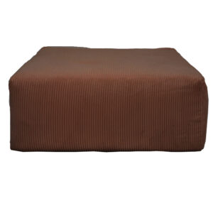 Pouf repose-pieds en velours côtelé Slow Pouf Hazel, vue 2