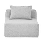Tissu outdoor Gris chiné