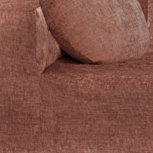 Canapé 4 places en velours chenille Slow Family Rosebud, vue 2