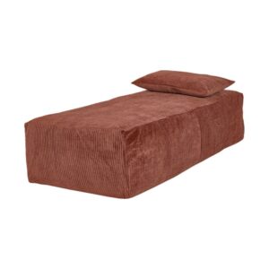 Banquette méridienne en velours côtelé Slow Daybed Cinnamon