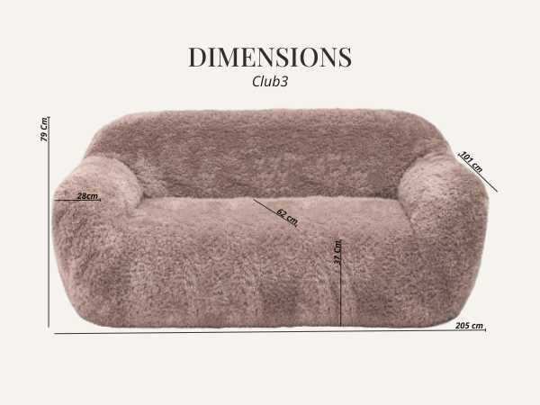Club 3, dimensions
