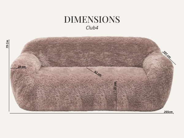 Club 4, dimensions
