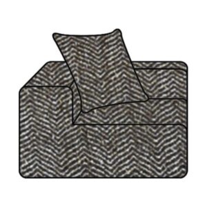 Module d'angle en chevron Urban Coin Noir