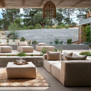 Méridienne d'extérieur Outdoor Chill Sable, vue 2