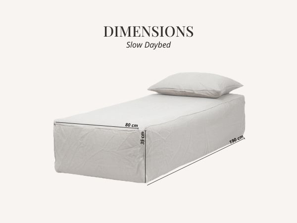 Slow Daybed, dimensions