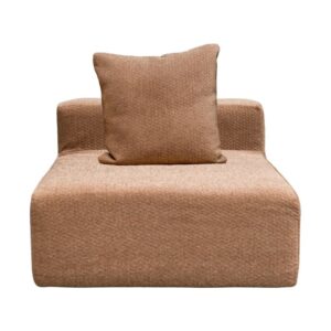 Chauffeuse en jacquard Urban Solo Cognac