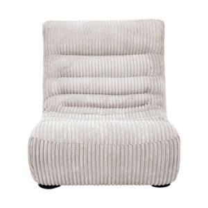 Chauffeuse en velours boudoir Divan Cozy Bone