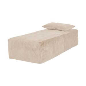 Banquette méridienne en velours côtelé Slow Daybed Ivory