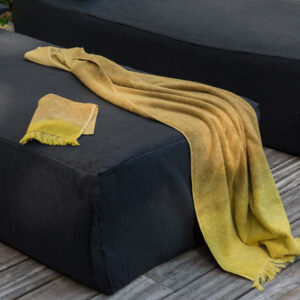 Banquette méridienne en lin lavé Slow Daybed Night, vue 2